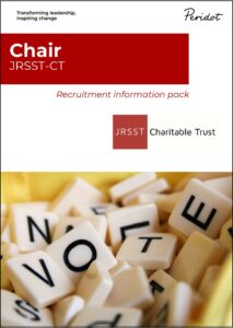 Job pack cover for the Chair of JRSST-CT