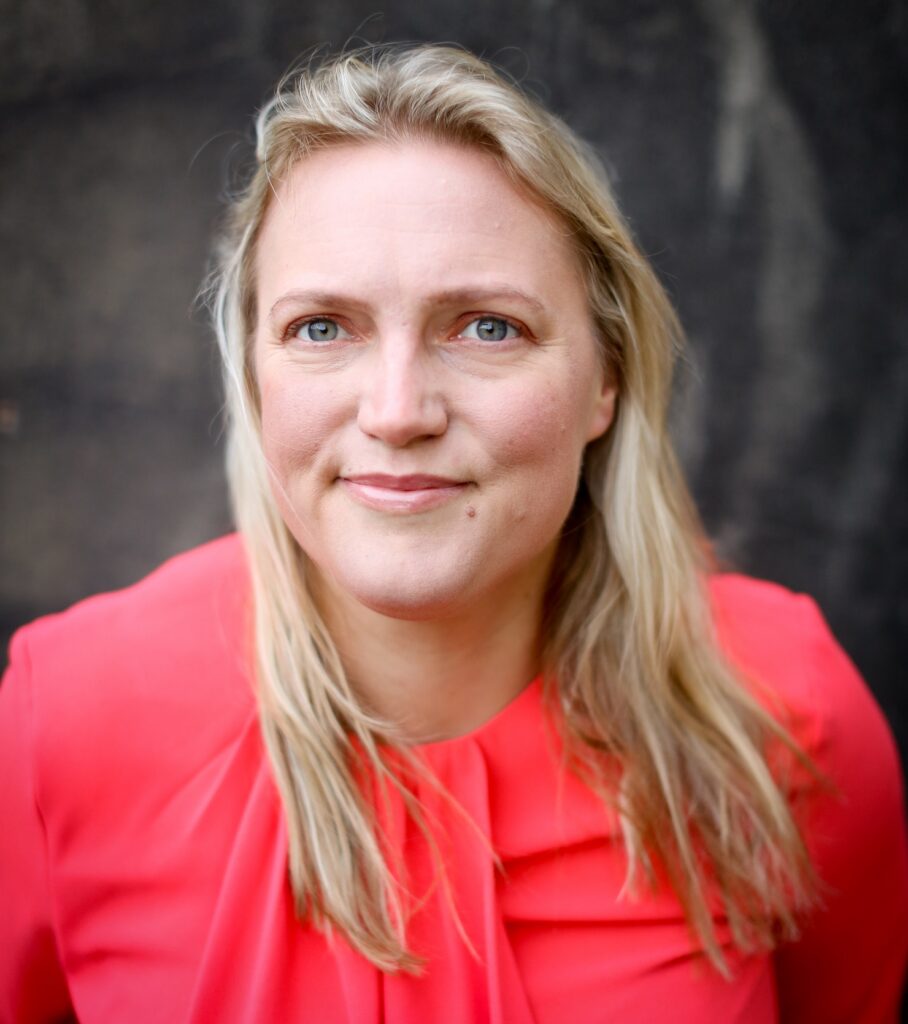 Headshot of JRRT Chair, Ali Goldsworthy