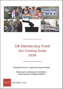 Cover of the UK Democracy Fund Funding Guide